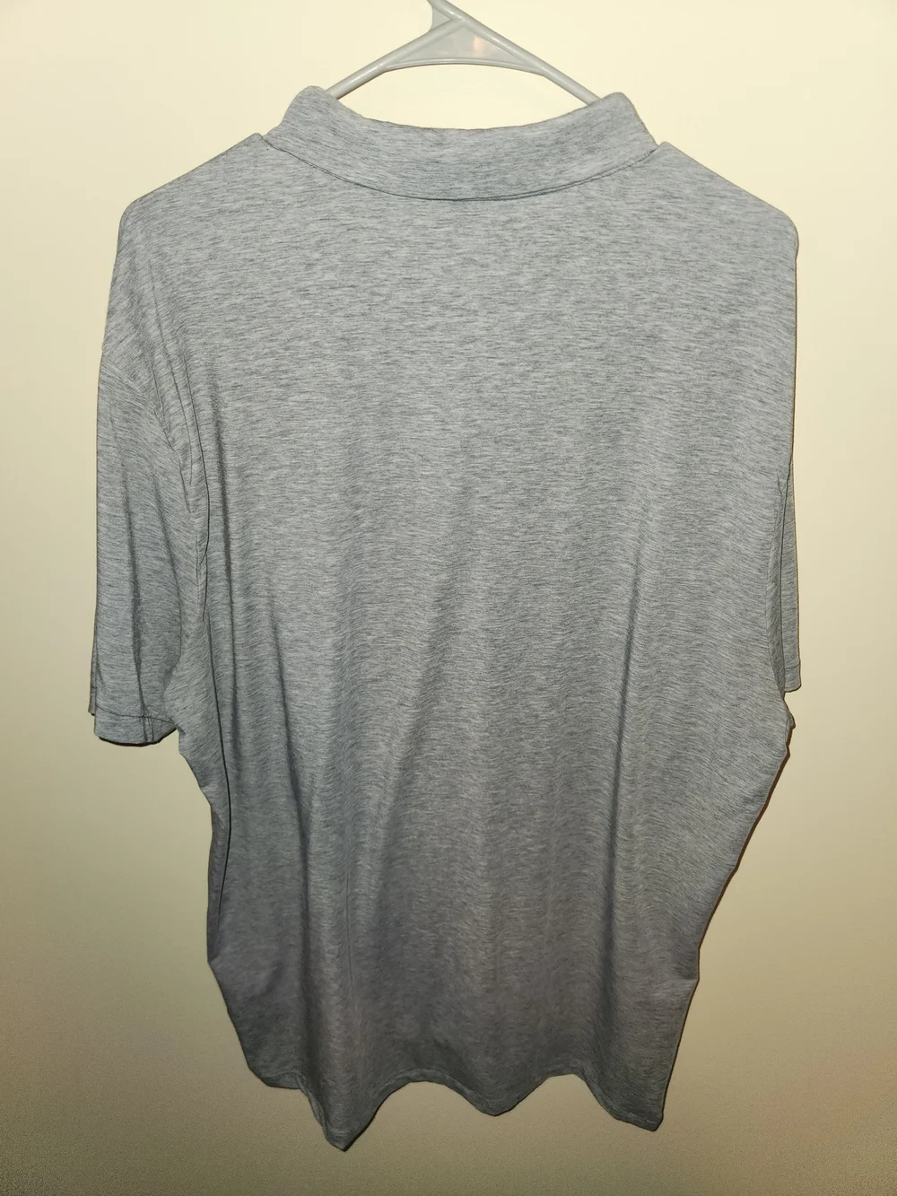 Nike Men’s Heather Light Gray Polo Shirt